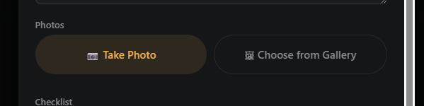 Photo upload section